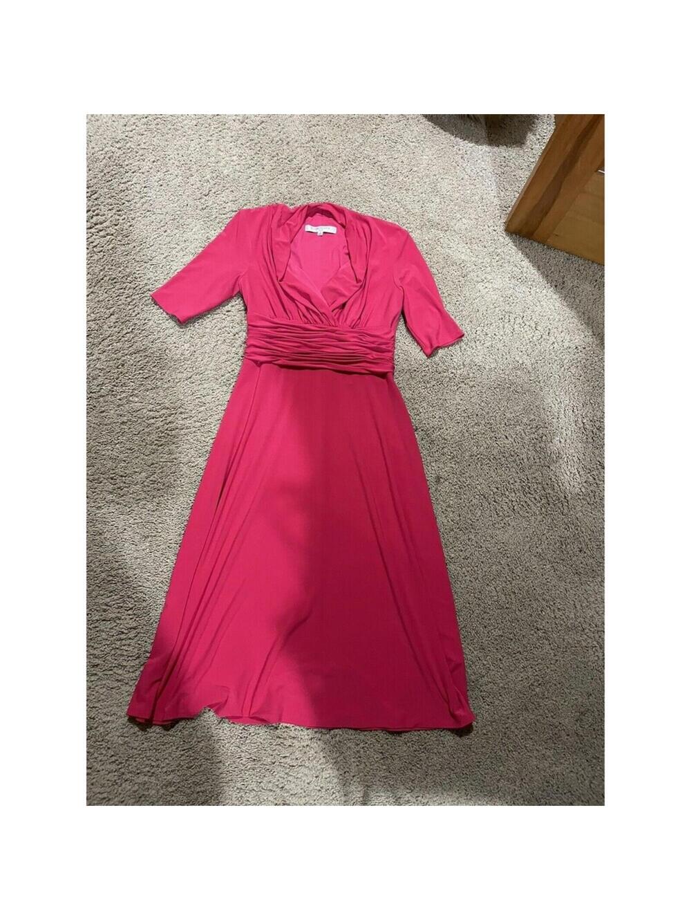 Women's Evan-Picone dress Pink soft flattery knee lenght Size 4